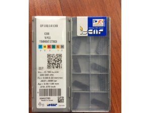 伊斯卡正品槽刀片GIP4.00E-0.80 IC908全新伊斯卡切槽刀具
